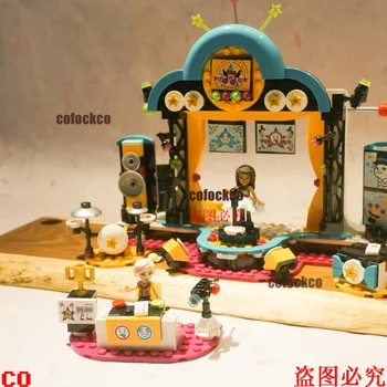 

11203 498pcs/set NEW Friends Series 41368 Talent Show Building Blocks Sets Model Classic Girl Children Toys Gifts