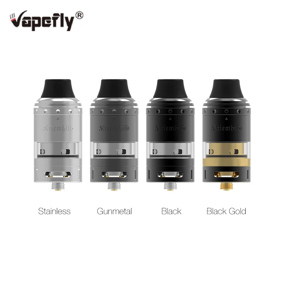 

Original Vapefly Kriemhild Subohm Tank 5ml Capacity with 26mm Diameter & 810 Drip Tip Vape Atomizer vs Vapefly Brunhilde/ zeus X