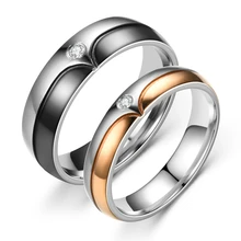 Кольцо для мужчин/кольца для женщин обручальные кольца из нержавеющей стали кольцо персонализированные Выгравированные с вашим именем текст подписи