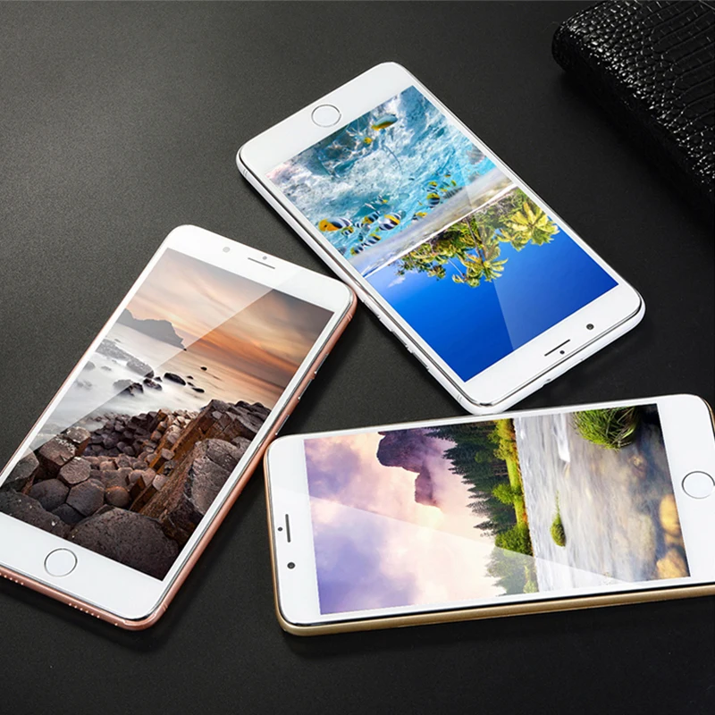 Global language 7Plus 5 дюймов Fullview Android смартфон Face ID Смарт мобильный телефон google Play