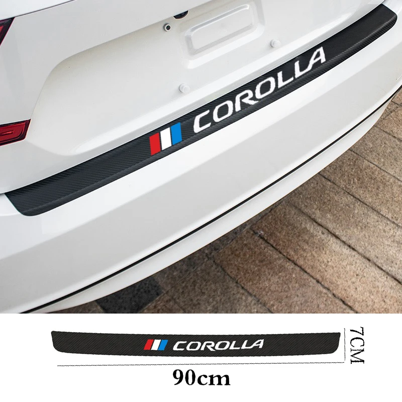 Гибридные спортивные аксессуары для Toyota Corolla E120 E150 защитные кожаные наклейки из