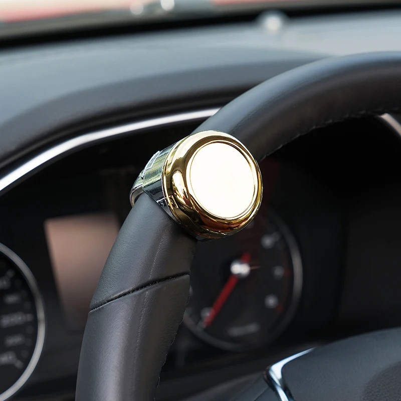 

rotating steering wheel fine-tuning knob 360 degree rotating metal bearing power handle spherical booster