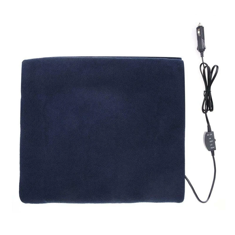 

Car Electric Heating Blanket 12V Car Constant Temperature Heating Blanket with AC Adapter for Car Auto Supplies RV - Great Cold