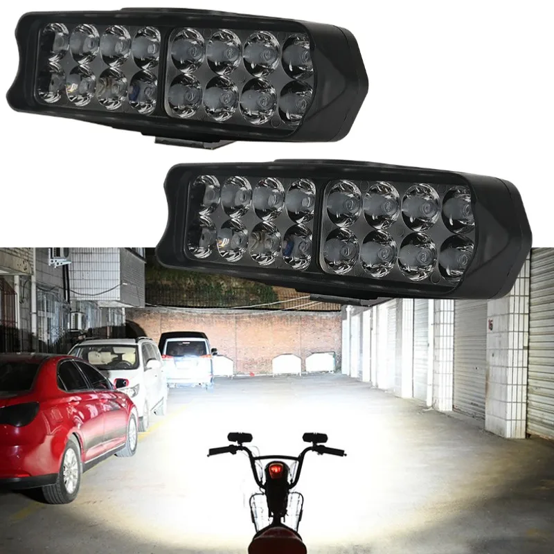 12v/24v/36v/48v/60v/72v/80v 30w Led Spot Flood Head Light Motorcycle