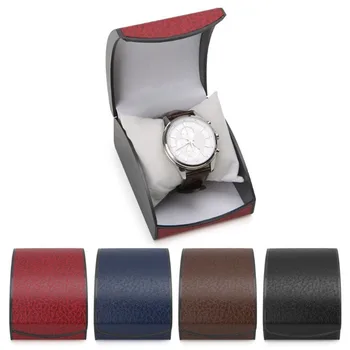 

High Quality Luxury Watch Box Case Watches Holder Display Storage Jewelry Bracelet Faux Leather Holder Bracelet Bangle Gift Box