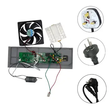 

UK/EU/AU DIY Automatic Egg Incubator Spare Parts New Model Egg Incubator Temperture Controller With Sensers Fans