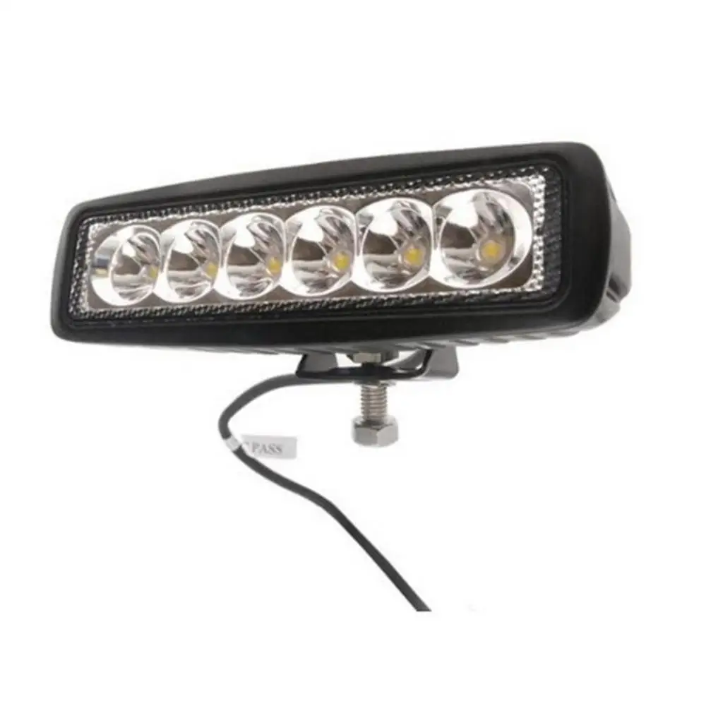Общая модель 6Led полоса 18 Вт Рабочий светильник Точечный светильник прожектор светильник внедорожный потолочный светильник общий светодиодный рабочий светильник