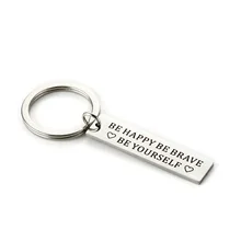 DIY подарок брелок быть счастливым быть смелым быть самостоятельно студенческие пары сувенир