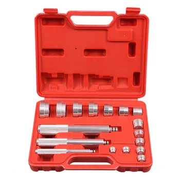 

17pcs Aluminum Alloy Disassembly Small Tool Kit Bearing Race Seal Bush Driver Tool Set Car Repair Tool With Box