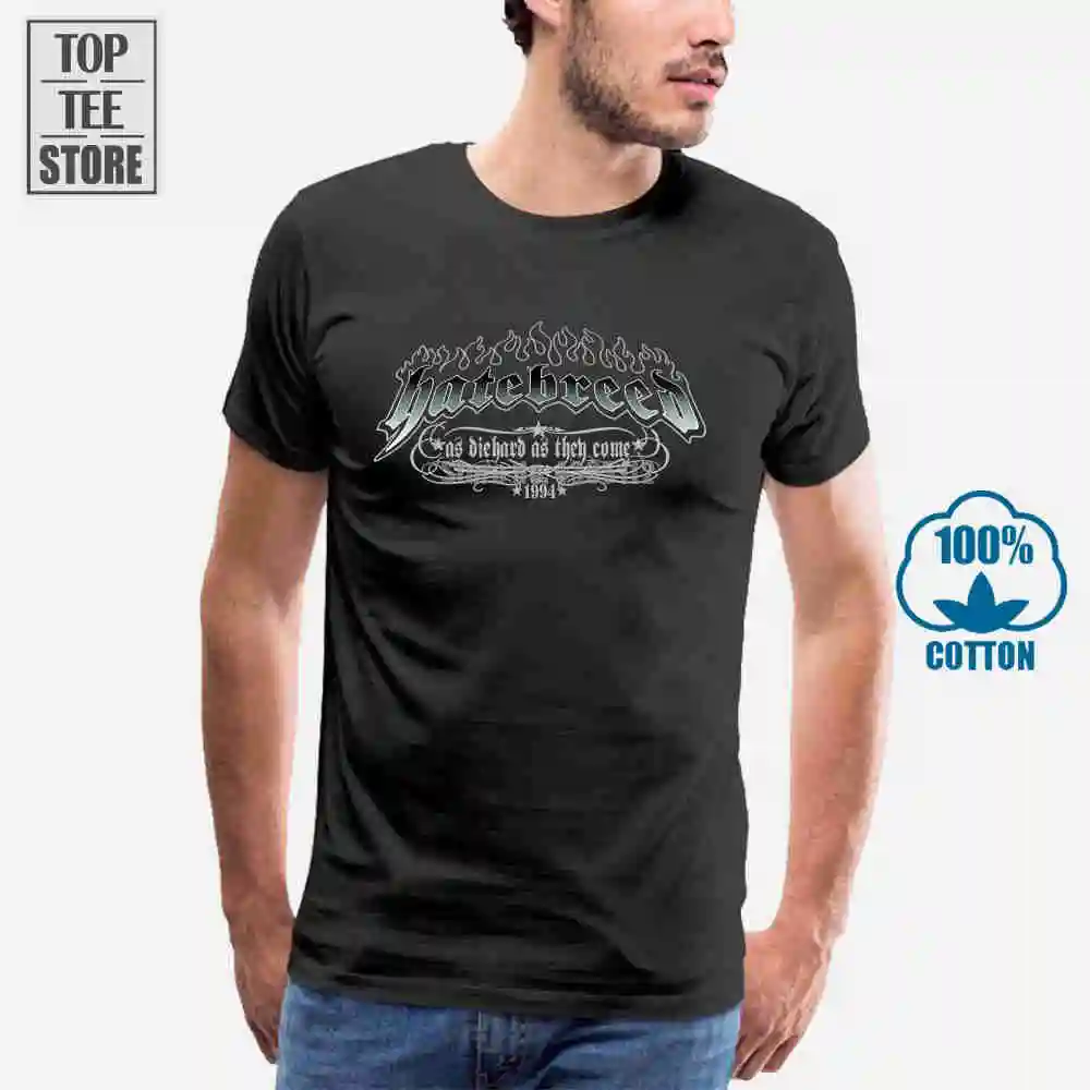 Футболка Hatebreed Diehard S M L Xl 2Xl брендовая новая официальная футболка | Мужская одежда
