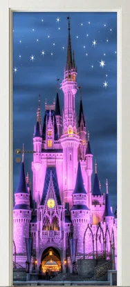 Серебристый 3D Door Sticker Door Wrap Wall Sticker Mural Wallpaper Self Adhesive PVC Removable Waterproof Door Decal Home Decor Dropshipping - Цвет: Серебристый