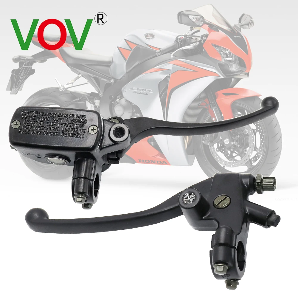 Hydraulic Brakes Motorcycle Brake Lever Moto Brake Master Cylinder Clutch Levers Master Cylinder Motorbike Pump Accesories levie