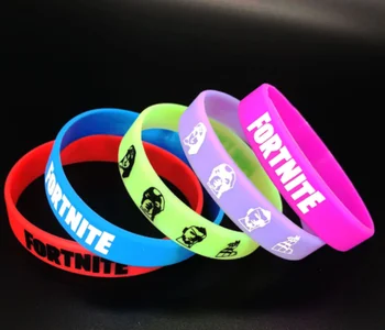 

Fortnites Game Accessories Wristband Fortnite Bracelet Gravure/print High Quality Silicone Luminous Bracelet Boy Child Toy Gifts