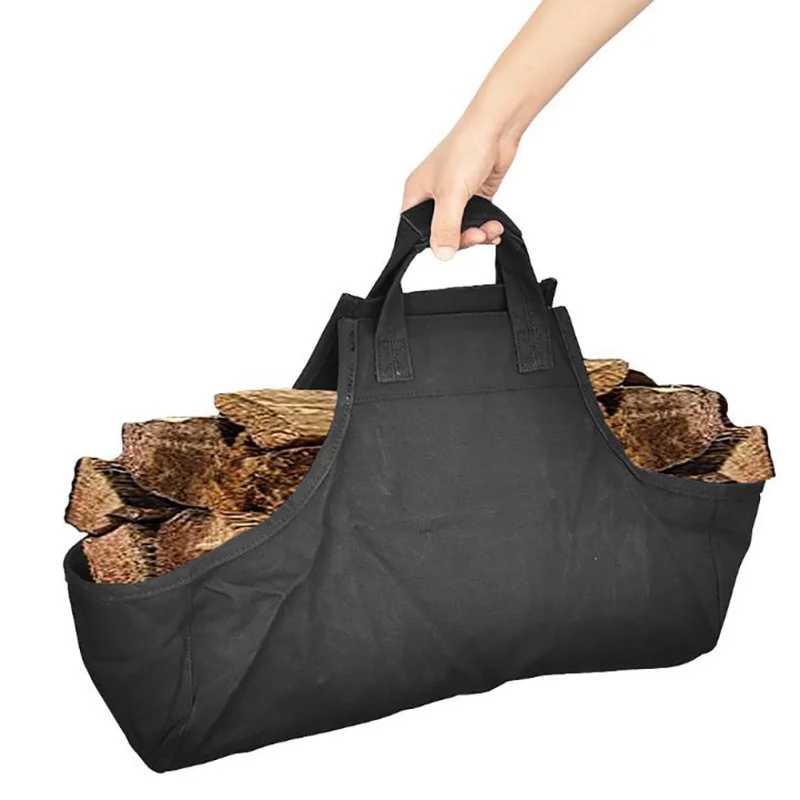 

Canvas Firewood Wood Carrier Bag Log Camping Outdoor Holder Carry Storage Wooden Canvas Bags Waterproof Hot // //