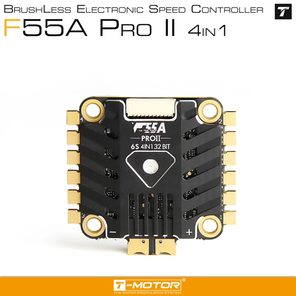 TMOTOR F55A PRO II 6S 4в1 32bit FPV ESC BLHeli_S Dshot 1200 sans balais pour pieces de rechange Accs|Детали и аксессуары| |