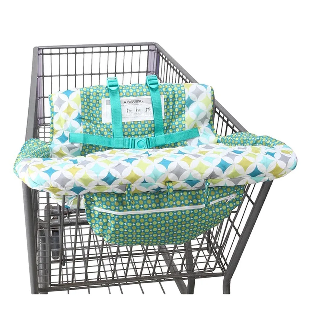 High Quality Printed Infant Child Supermarket Shopping Cart Mat High Chair Cushion Support Wholesale Dropshipping