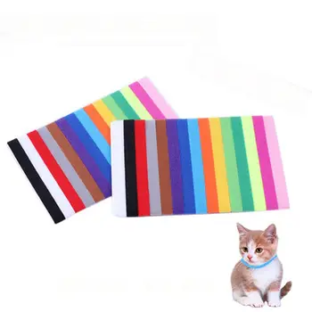 

Velvet Dog Collars Adjustable Small Newborn ID Identification Collars Pet Nylon Bands Puppy Necklace Pet Dog Cat Supplies Tools