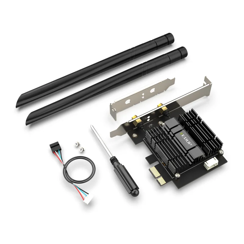 Wi-fi sem Fio Edup Wifi Pcie Adaptador Bluetooth 5.1 Intel Ax200 Banda Dupla 2.4g - 5ghz Pci Express 802.11ax Wi-fi Cartão 2974mbps 6 - Imagem 2