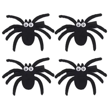 

4Pcs Halloween Party Styling Hair Clips Halloween Headbands Spider Headwear Hairpin For Kids Party Props