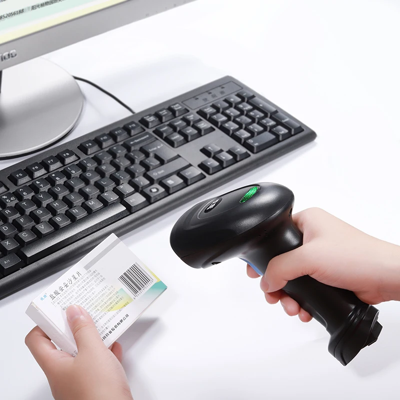 2D/QR/1D Hands-Free сканер штрих-кода с подставкой M3+ быстрая скорость сканер штрих-кода с RS232 POS