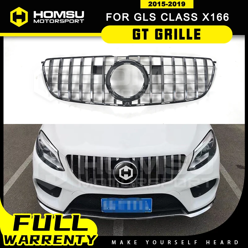 GT style Передняя решетка для GLS class X166 GLS300 GLS350 внедорожника авто передняя