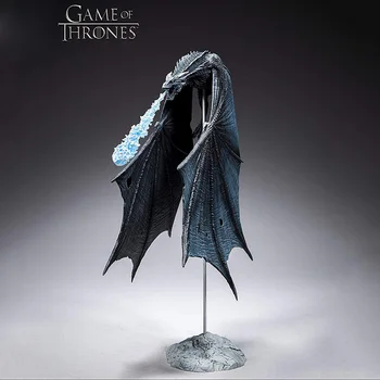 

New Hot Movie Game of Thrones Viserion Ice Dragon PVC Action Figure Anime Figure Model Toys Collectible Doll Gifts