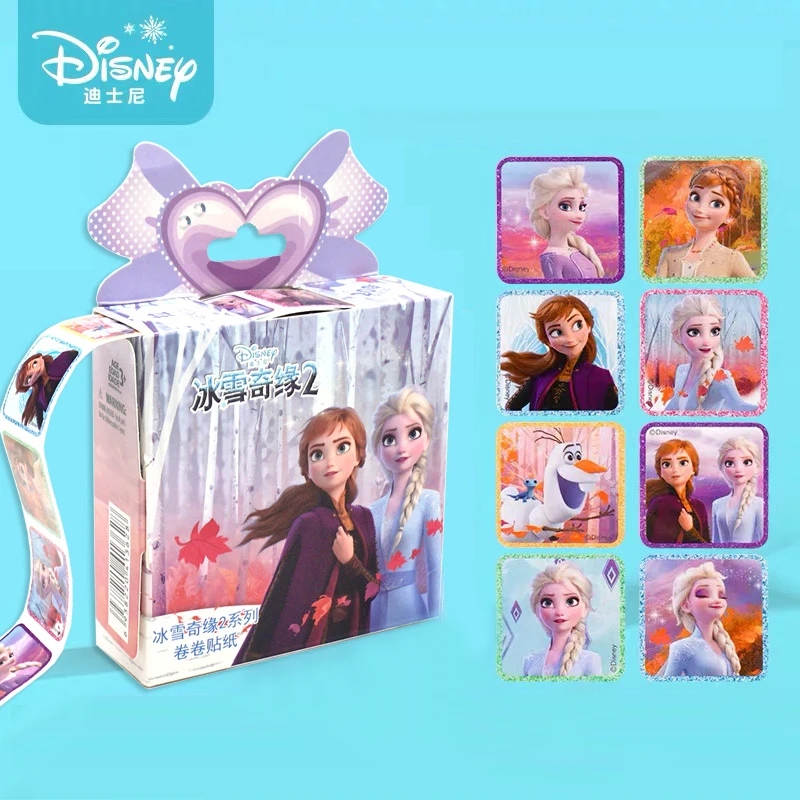 

200pcs Disney Frozen 2 Elsa Anna Removable Stickers Princess Scrapbooking For Kids Diary Notebook Decoration Toy Reward Stickers
