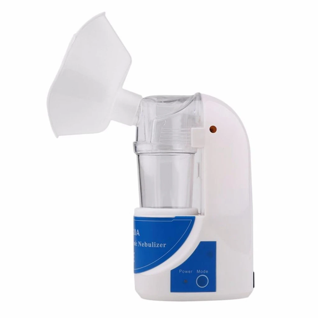 1 Set Portable Ultrasonic Handheld Home Humidifier Atomizer Household Inhaler For Child Adult - EU Plug