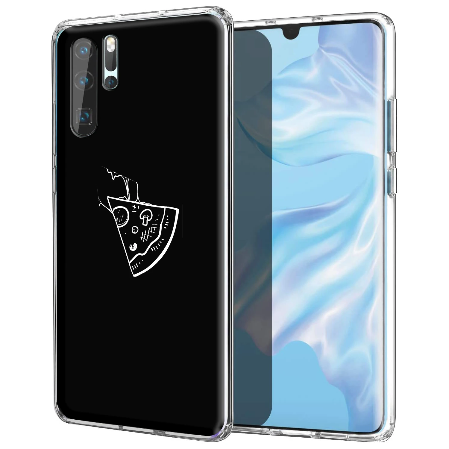 Силиконовый чехол с забавной пиццей для Huawei P Smart P10 P20 P30 P8 P9 Lite Pro 2019|Бамперы| |