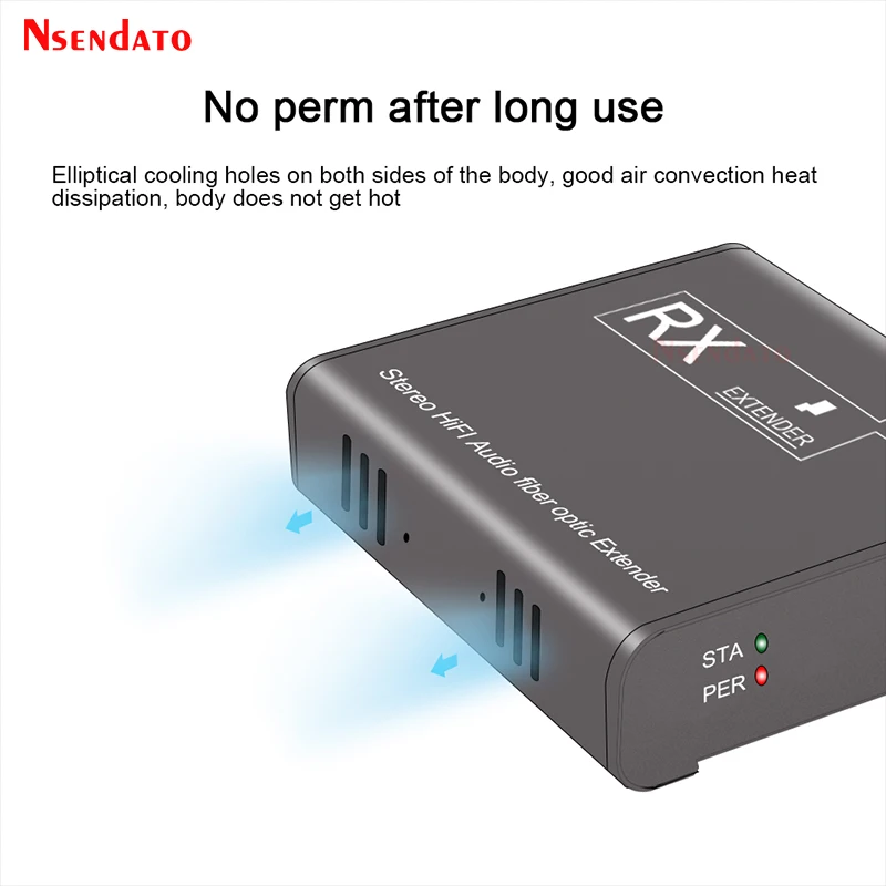 Interruptor Óptico de Fibra Rca Transmissor de Áudio e Receptor Adaptador para tv Blu Ray Ps4 20km sobre lc sc - Image 3