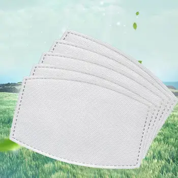 

10/20/50/100pcs Adults Children Mask Filter Paper Activated Carbon Mask Filter Gasket Replacement Face Cover Accessory