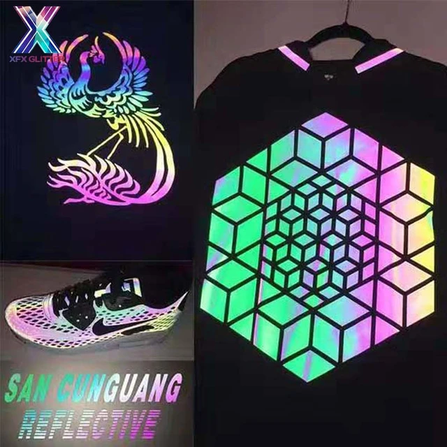 XFX HTV 1 Sheet 25x30.5cm Holographic Laser Heat Transfer Vinyl for T Shirts  DIY Cricut Heat Transfer Stickers Decorative Film