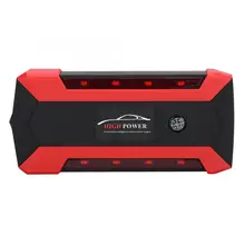 Пусковое устройство многофункциональный автомобильный пусковой стартер 20000 мАч зарядное устройство аккумулятор аварийный блок питания светодиодный 110-240 В бустер аккумулятор