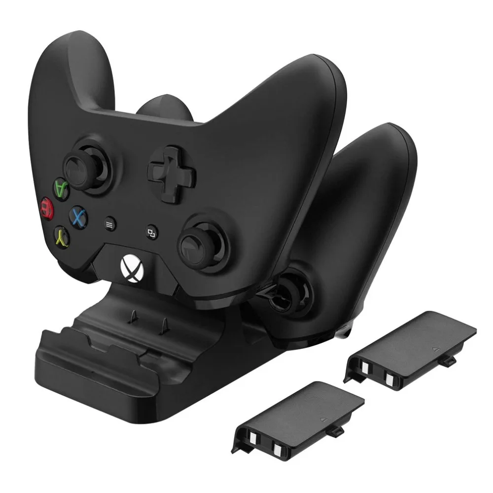 

Universal Dual Charging Dock Controller Charger + 2pcs Rechargeable Batteries c Rechargeable Battery Stander