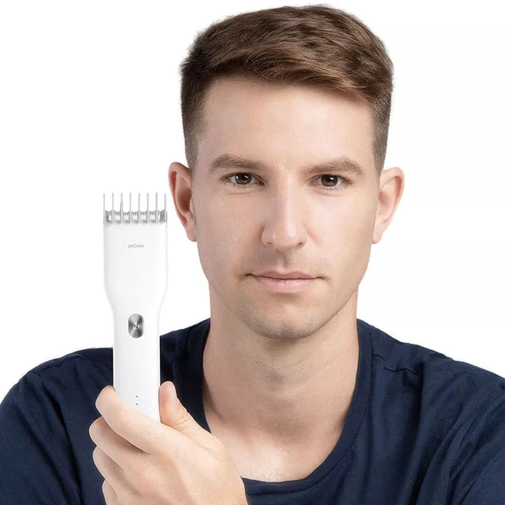 Online 1 ENCHEN USB Schnelle Lade Wiederaufladbare Männer Bart Haar Clipper Professionelle Cordless IPX7 Wasserdicht Haar Schneiden Maschine