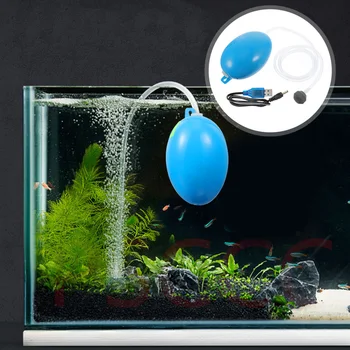 

1PC Rechargeable USB Durable Portable Mini Aquarium Pump Air Pump Fish Tank Aerator Oxygen Pump for Aquarium Fishing Fish Tank