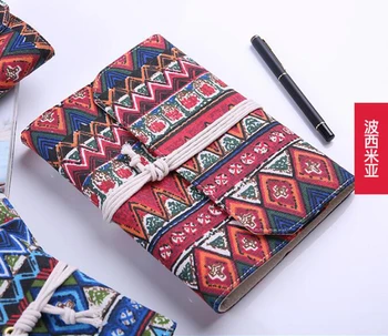 

Linen Cloth Fabric Notebook Loose Leaf Notebook Paper Planner Inner Page Ring Binder Stationery Traveler Journal Gift