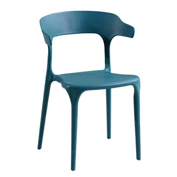 

Plastic chair adult thickened home dining chair back chair nordic creative dining chair cafe casual horn chair