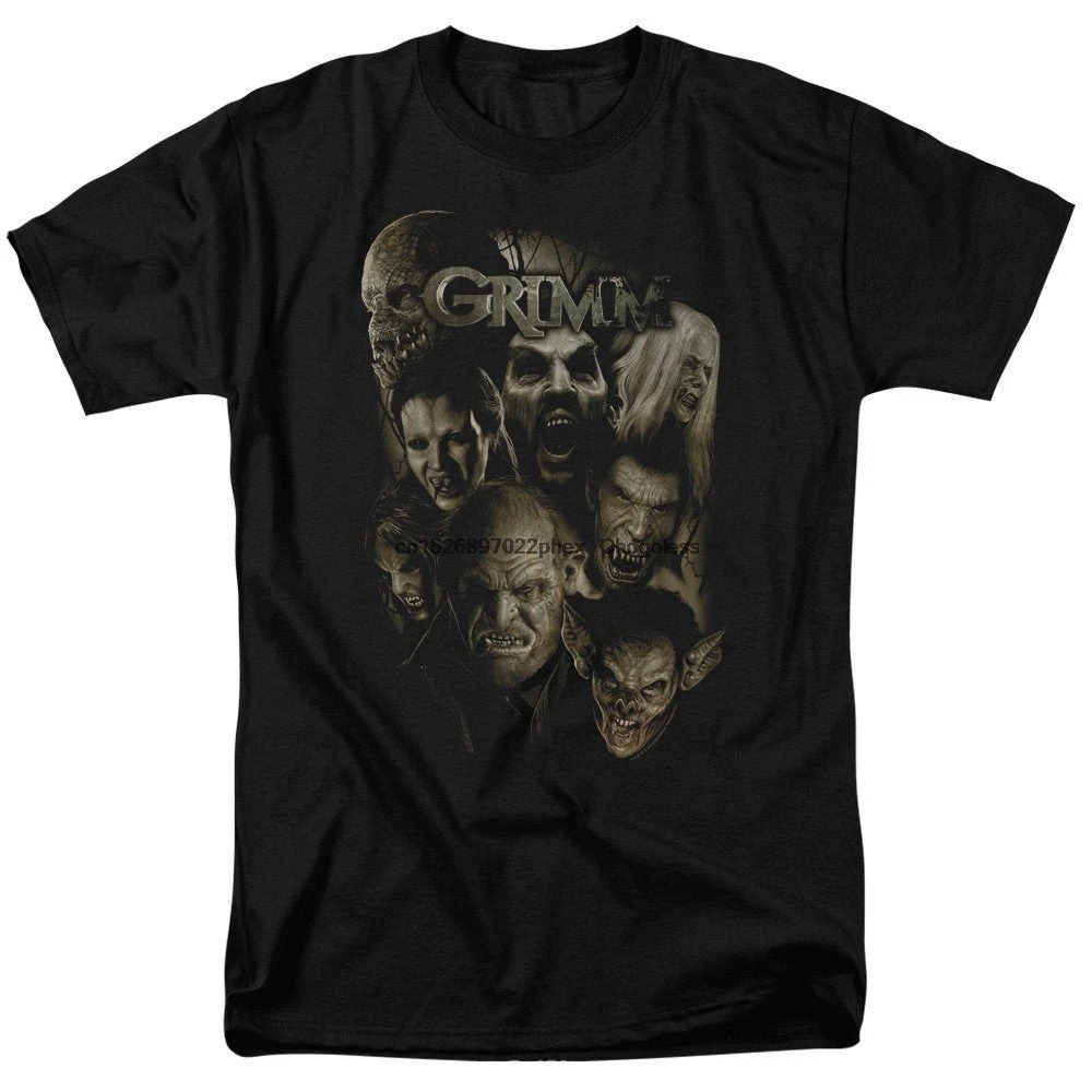 Черные рубашки Grimm Wesen | Мужская одежда