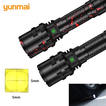 

Yunmai 3800 Lumens Hunting light Flashlight LED light Tactical Rechargeable powerful Waterproof Scout Torch 5 Modes 18650/26650