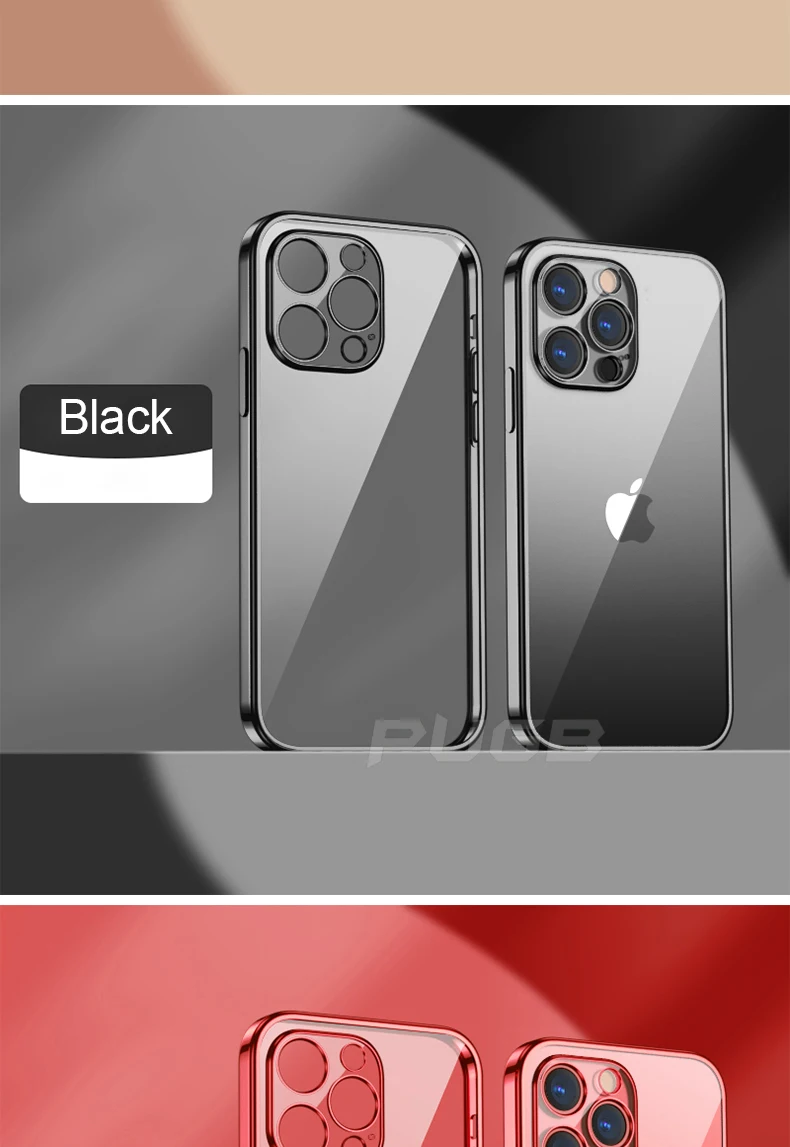 Coque de luxe en Silicone souple, étui de protection antichoc pour iPhone 13 11 12 Pro Max Mini XR X XS SE 2020 8 7 Plus