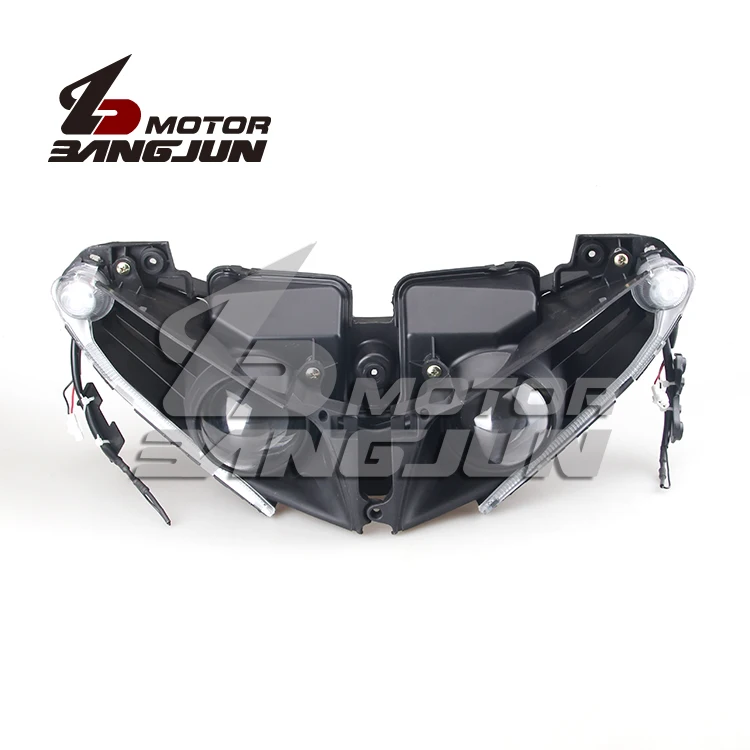 Мотоциклетные черные фары лампы в сборе для Yamaha YZF1000 R1 2012-2013