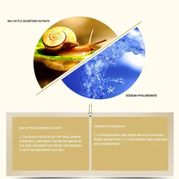 

15ml Snail Extract Liquid Serum Face Essence Anti Wrinkle Aging Anti Care Acid Whitening Face Moisturizing Hyaluronic Colla J2Q3