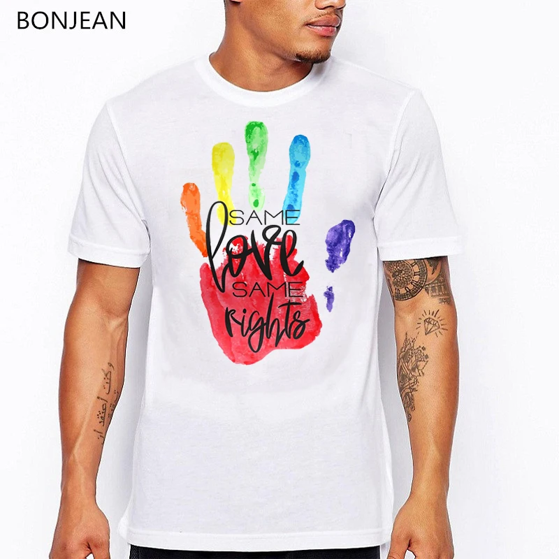 

Pride Lgbt Gay Love Lesbian Rainbow Design Print T-shirts for Men and Women Summer Casual Love is Love Tee Shirt Unisex Clothes