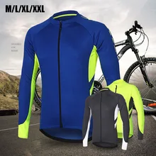 

Sport Jersey Quick-Drying Moisture-Absorbing Breathable Sports Cycling Jerseys Long Sleeve Reflective Full Zipper Jerseys