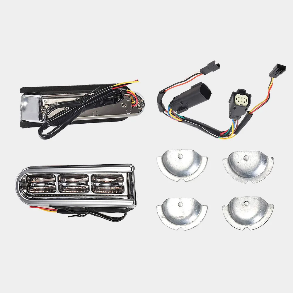 

Motorcycle Accessories Black Rear Accent Saddlebag Filler Insert Support LED Lights Lamp For Harley Touring FLHTCU/L Electra Glide FLHTK/L Road Glide FLTRUSE CVO FLHR Road King 2014-2017