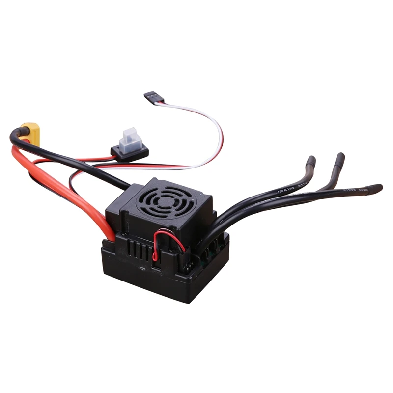 

Hot Speed Controller Electric Brushless Esc 120A 2-4 S 5.8 V/3A for Car 1/8 1:8 Rc (Socket Xt60)
