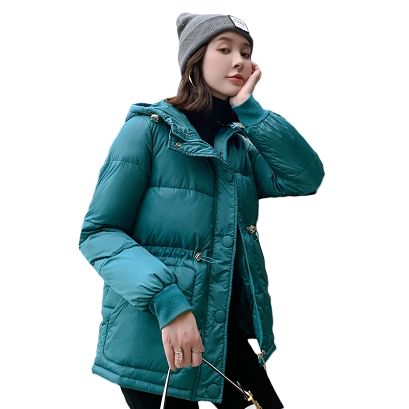 

Women Cotton-Padded Jacket Coat 2019 Fashion Winter Hooded Down Cotton COats Womens Warm Down Jacket Ladies Short Cotton Outwear