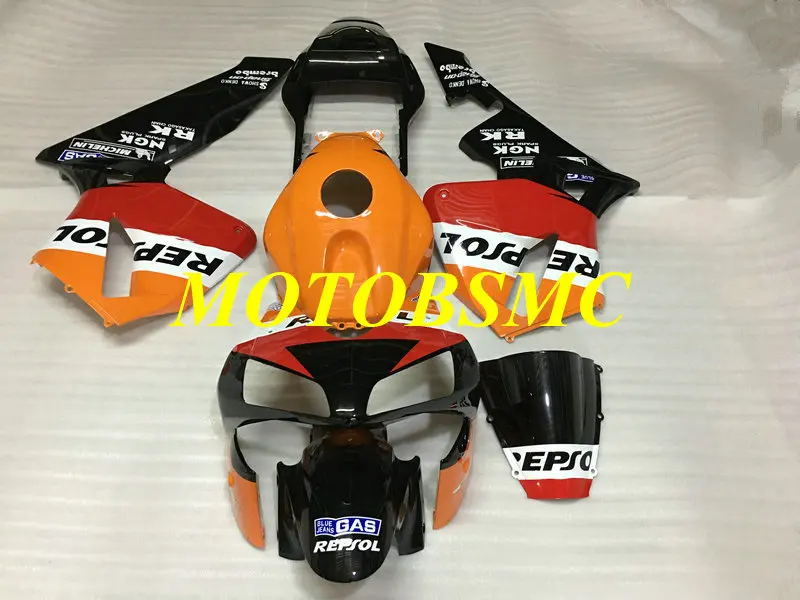 Изготовленный На Заказ комплект обтекателей для мотоцикла CBR600RR F5 03 04 CBR 600RR CBR600 RR 2003 2004 ABS красный оранжевый