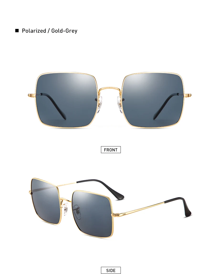 CAPONI, роскошные брендовые солнцезащитные очки для женщин, модные дизайнерские солнцезащитные очки, для мужчин, квадратные, сплав, Ретро стиль, поляризационные солнцезащитные очки, UV400 cp197
